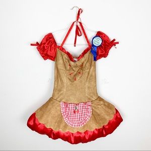 Dreamgirl Cherry Pie Eating Contest Costume Sz S